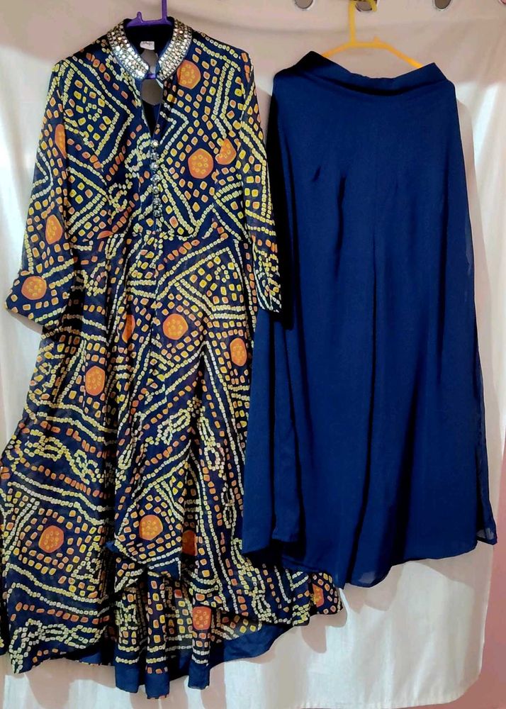 Navaratri And Diwali Sale❤High Low Kurta Plazzo