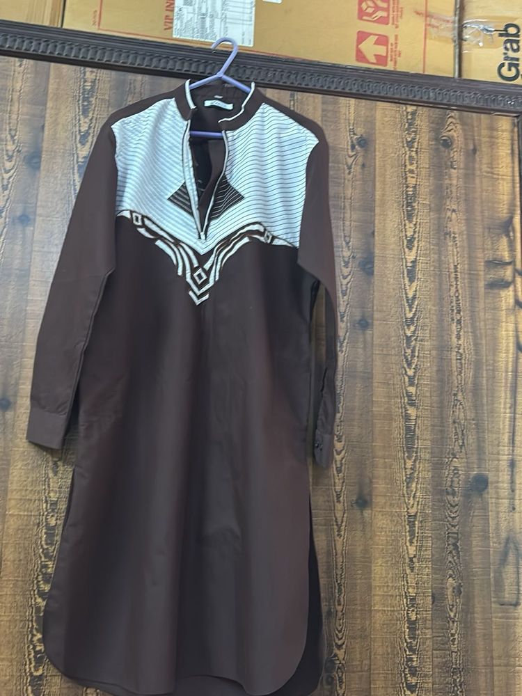 Embroidered Kurta And Salwar