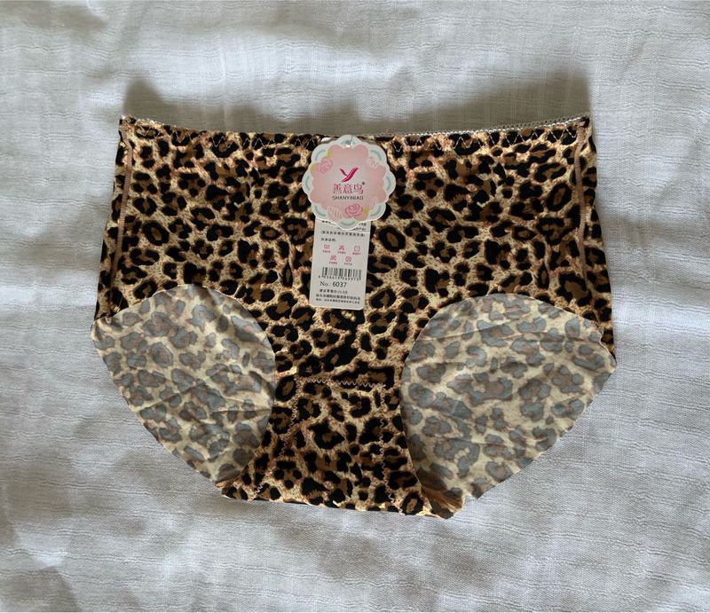 Leopard Print Seamless Panty