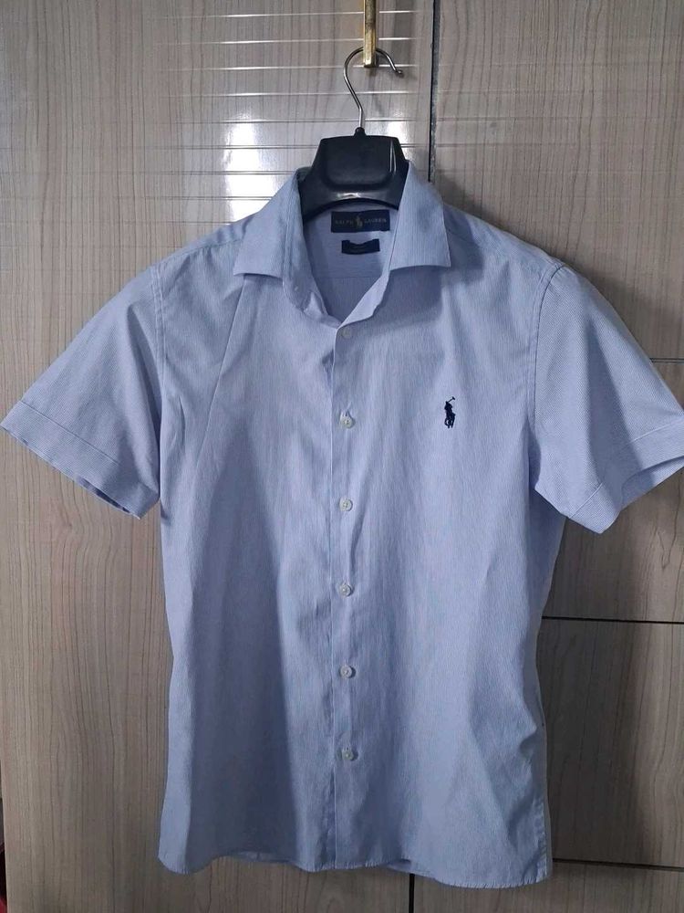 Ralph Lauren Light Blue Short Sleeve Shirt
