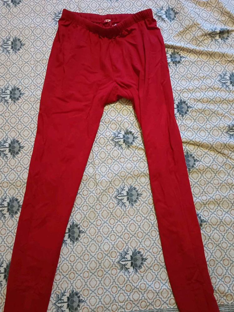 Vibrant Red Salwar Pants