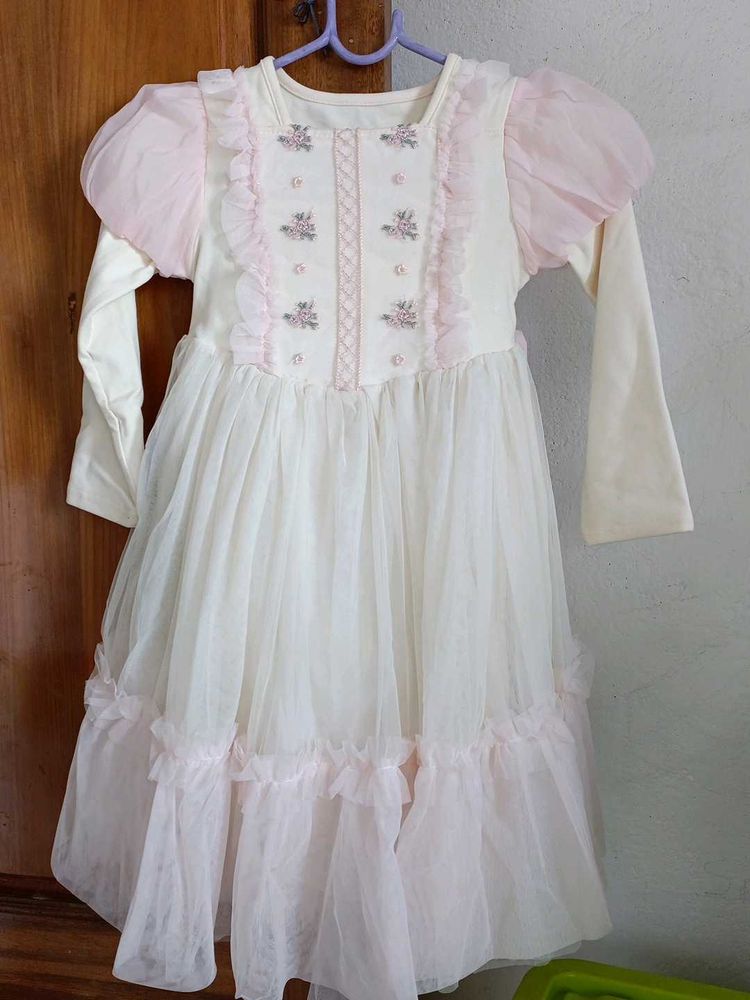 Chic Girl's Party Dress
