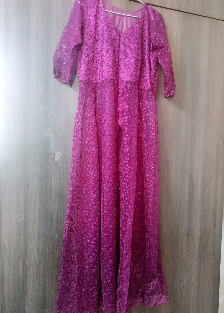 Mother Daughter Ethnic Gown Combo
