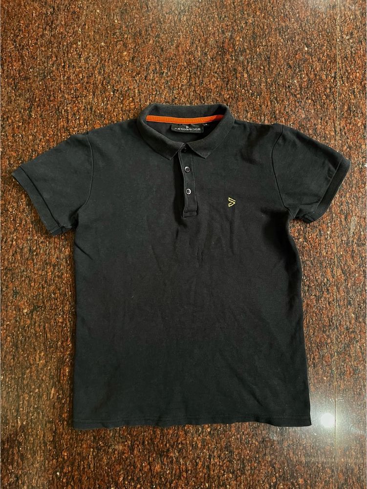 Men's Black Polo T-Shirt
