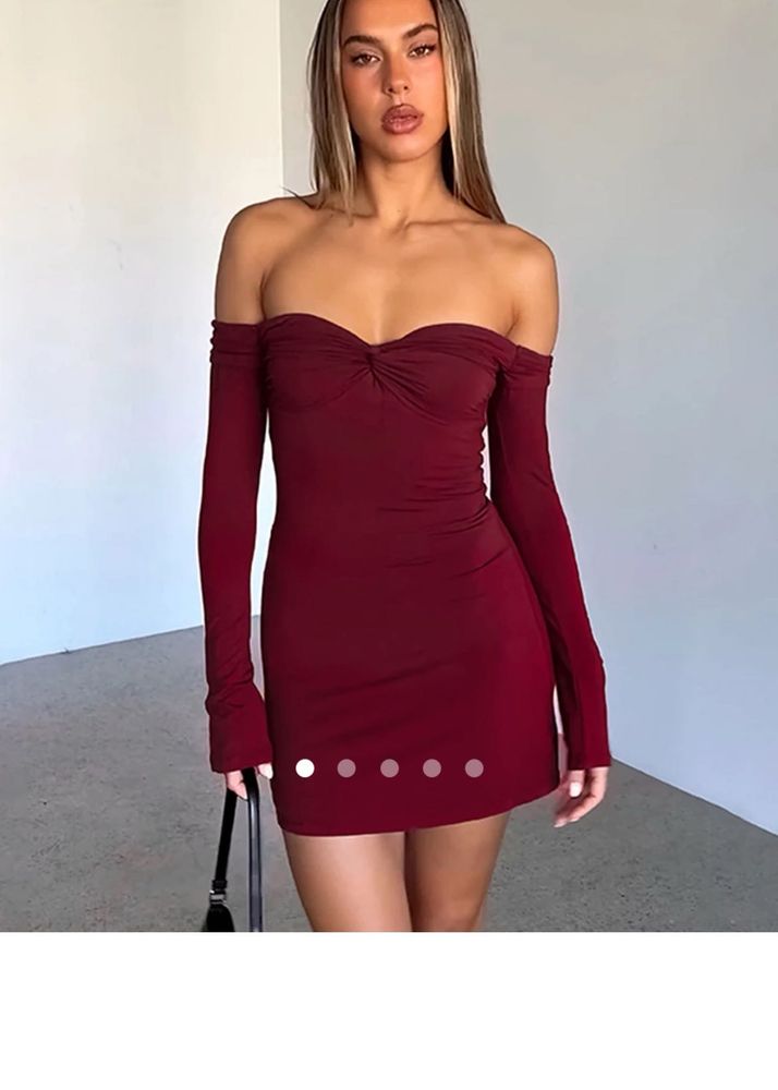 Chic Off-Shoulder Ruched Mini Dress