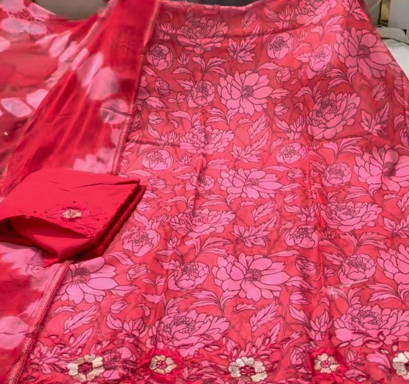 Vibrant Floral Kurta Set