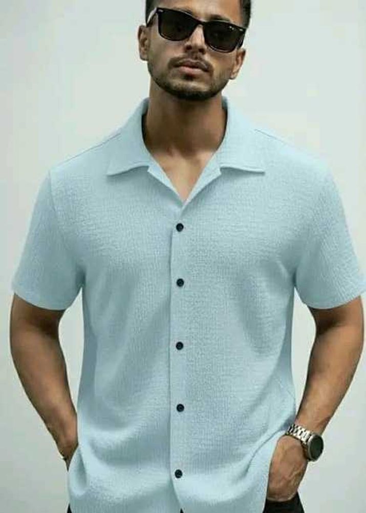 Light Blue Short Sleeve Shirt