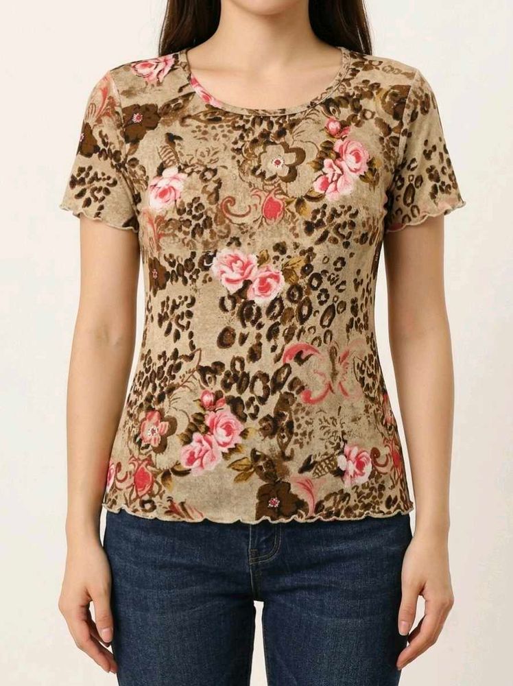 Floral Stretchable Top