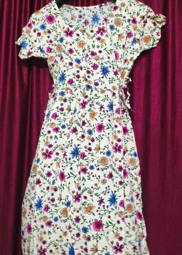 Floral Print Midi Dress