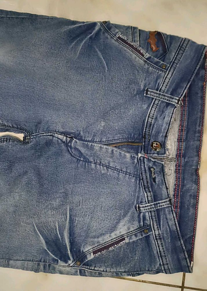 Blue Wash Denim Jeans