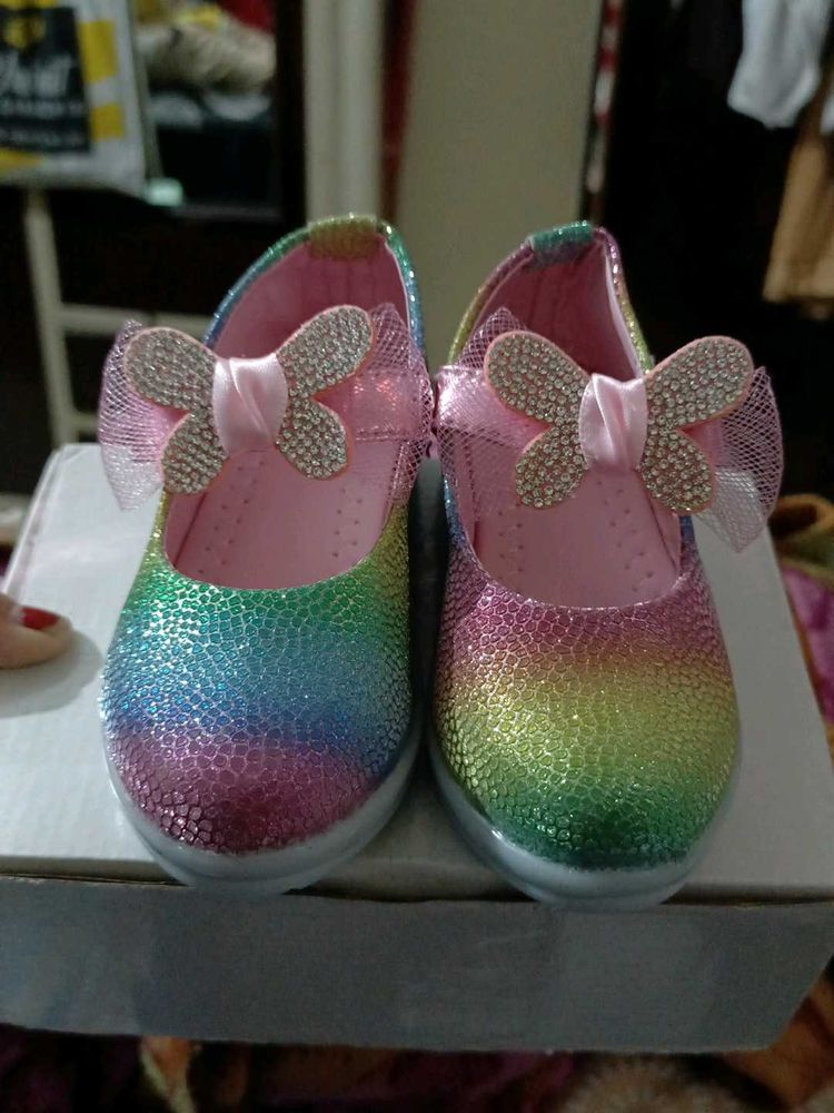 Sparkly Rainbow Shoes