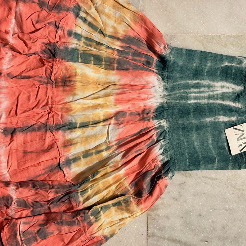 Boho Tie-Dye Maxi Dress
