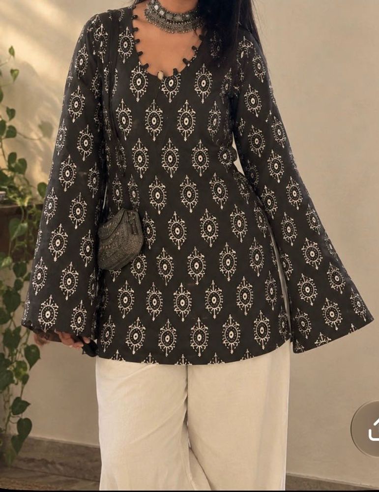 Corset back short kurti