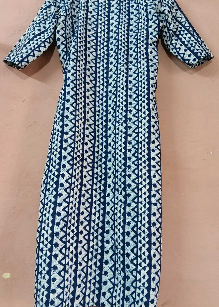 Patterned Blue suit