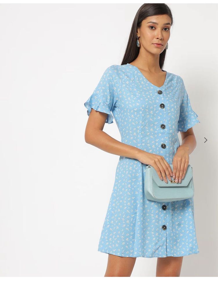 Blue Mini Dress