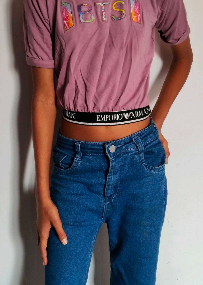 BTS Crop Top year's:- 12-13 years