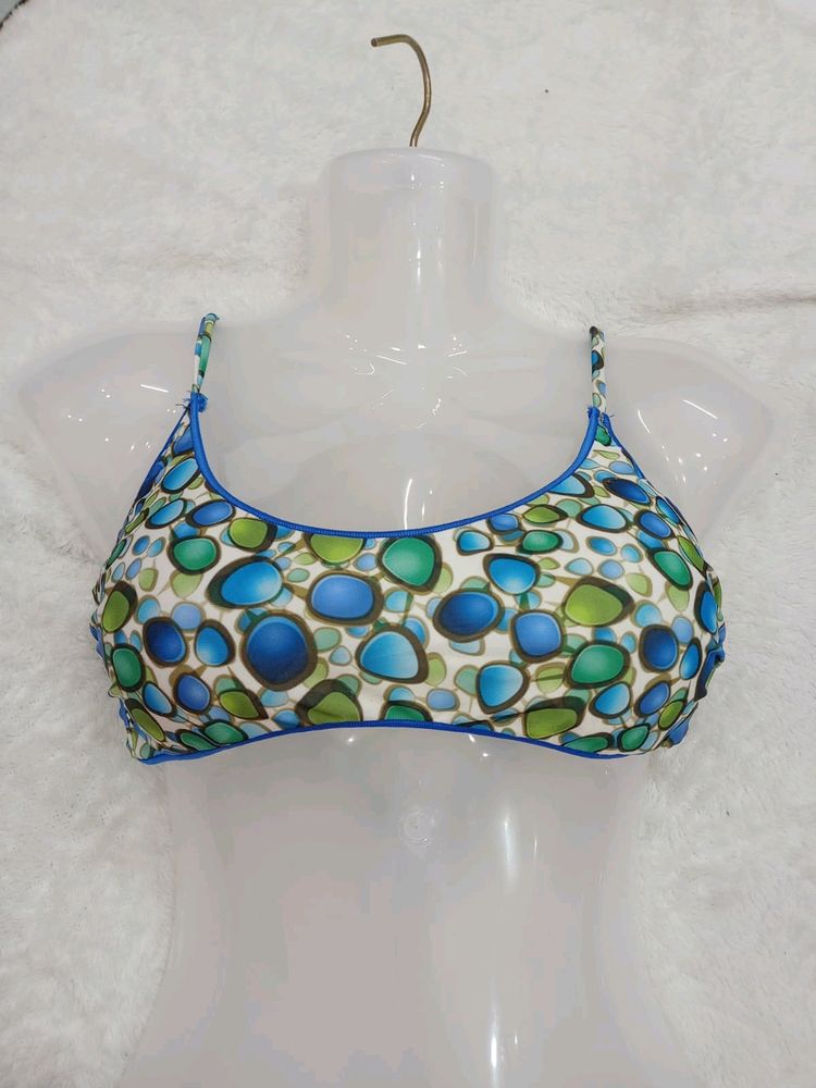 💚 pedded Blue Print Look 34 Size
