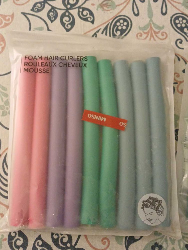 miniso heatless Foam Hair Curlers