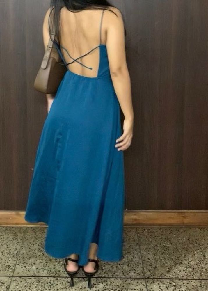 Teal Blue Maxi Dress