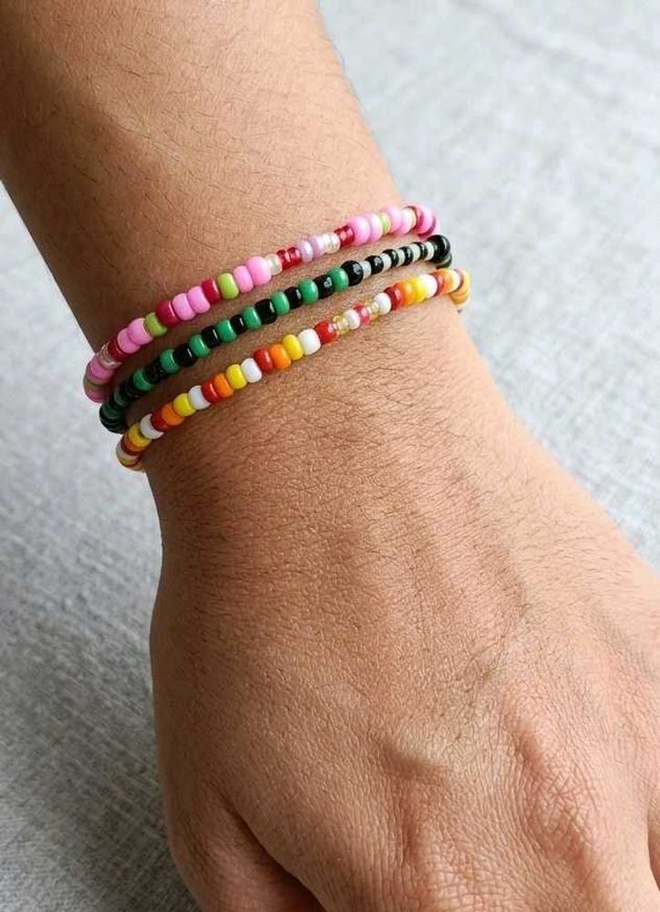Demon Slayer Beaded Bracelet Set