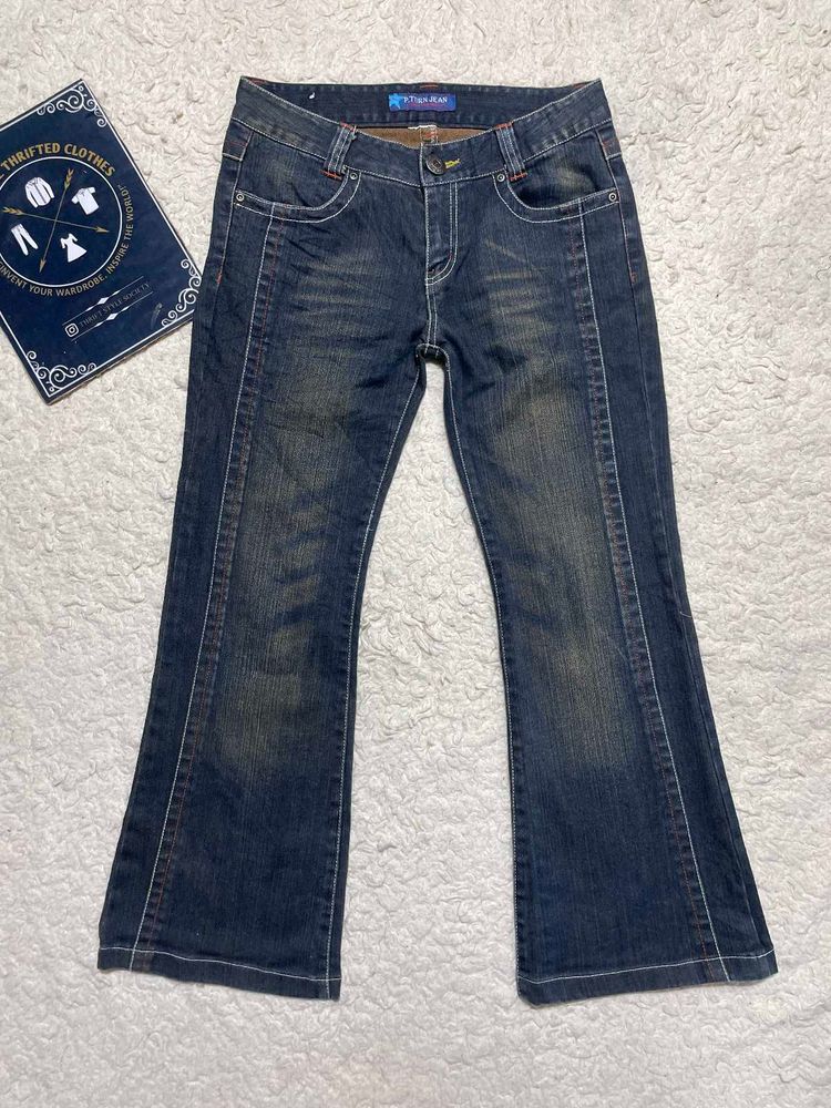 Stylish Blue Flared Jeans