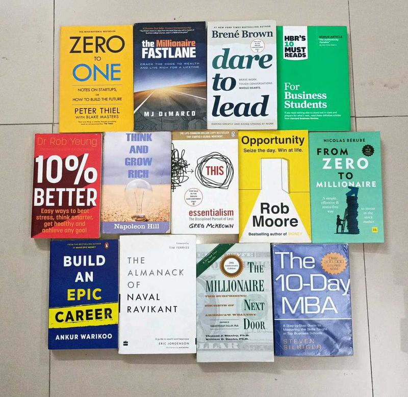 Assorted Business &amp; Self-Help Book Bundle