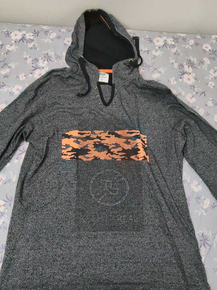 Men's  Grey Hoodie