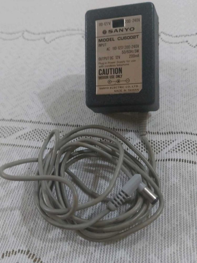 Vintage Model Sanyo CU6002T Power Adapter