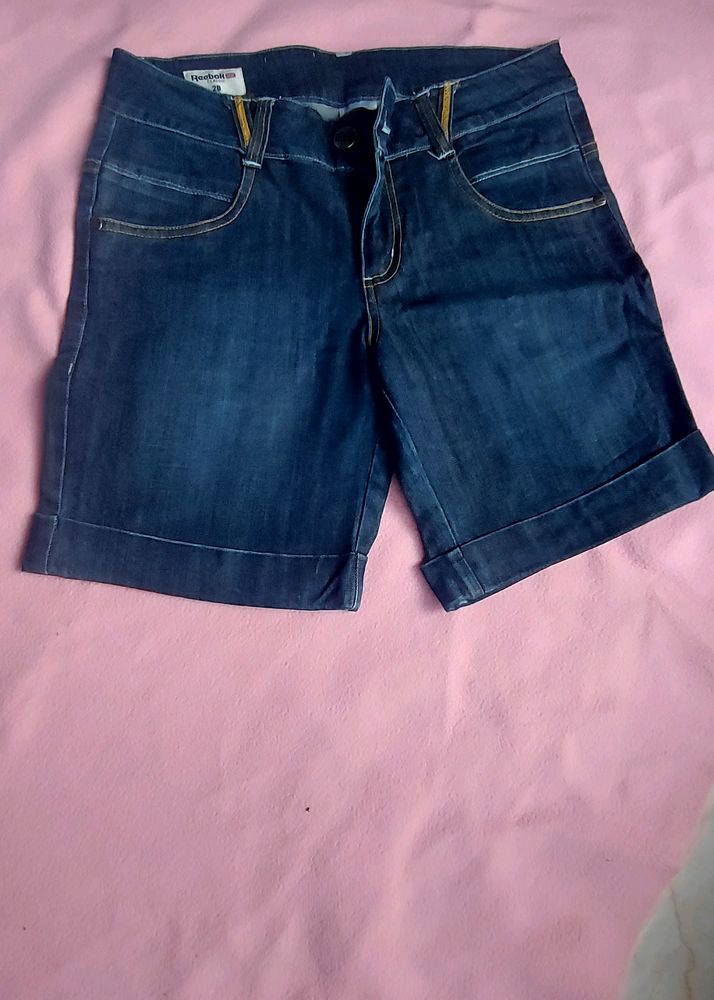Blue Denim Shorts
