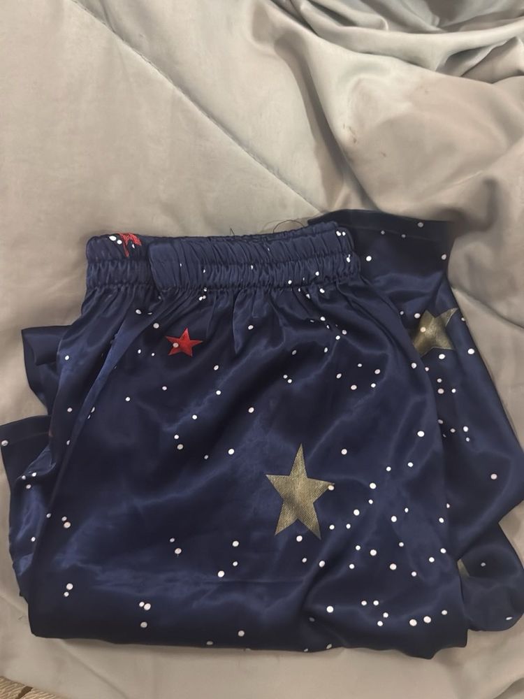Satin Nightsuit Lower and shirt