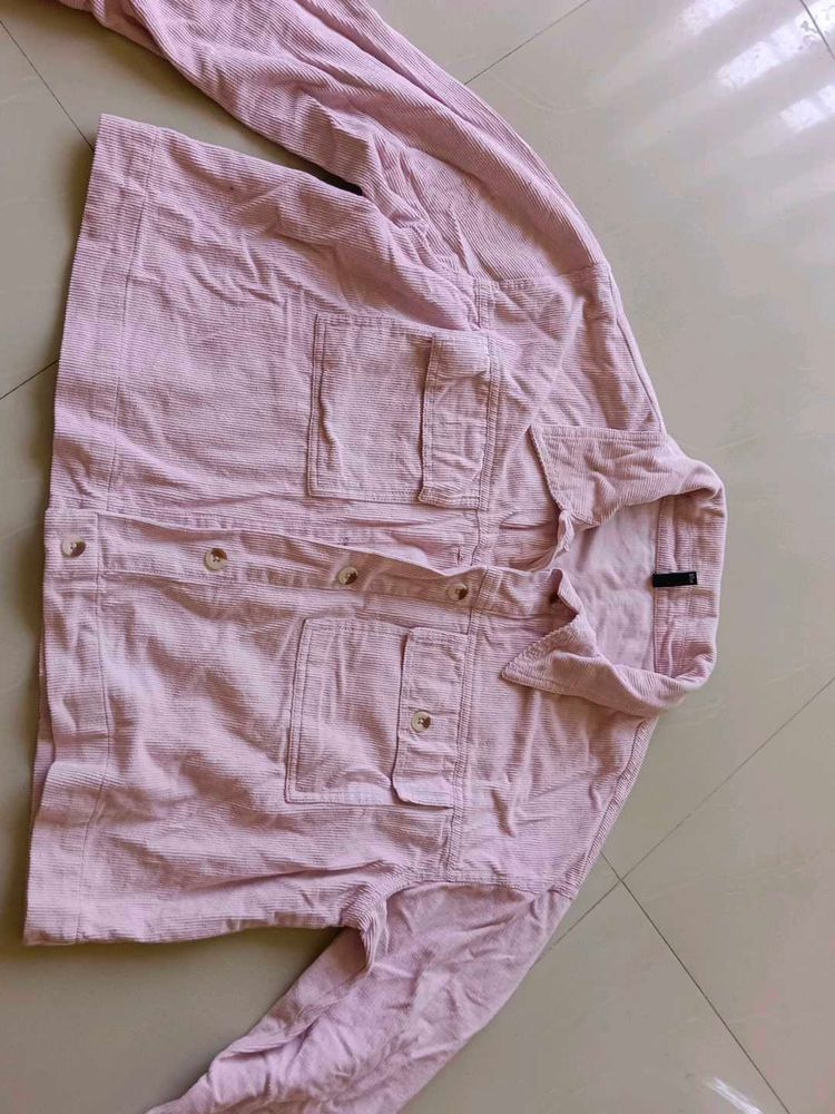 Pink Corduroy Jacket