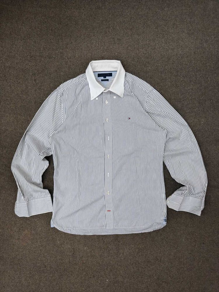Tommy Hilfiger Striped Button-Up Shirt