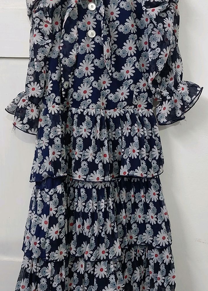 Floral Printed  Frock