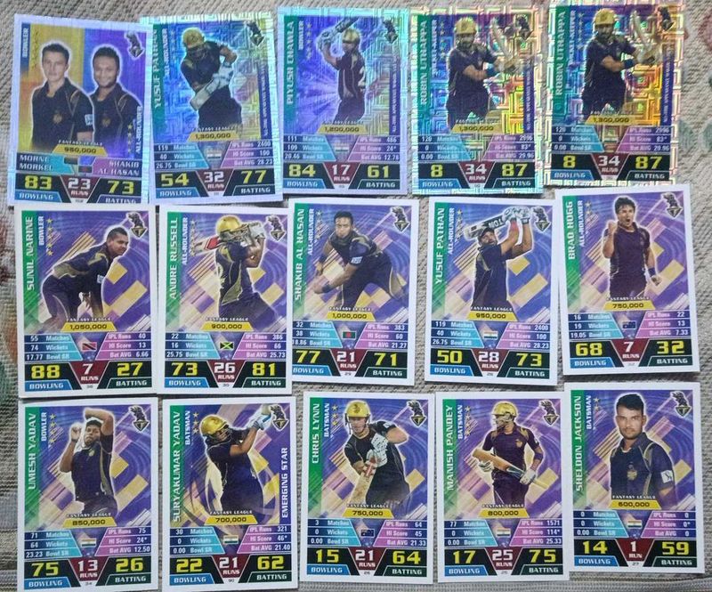 Collectible Cricket Star Player Cards