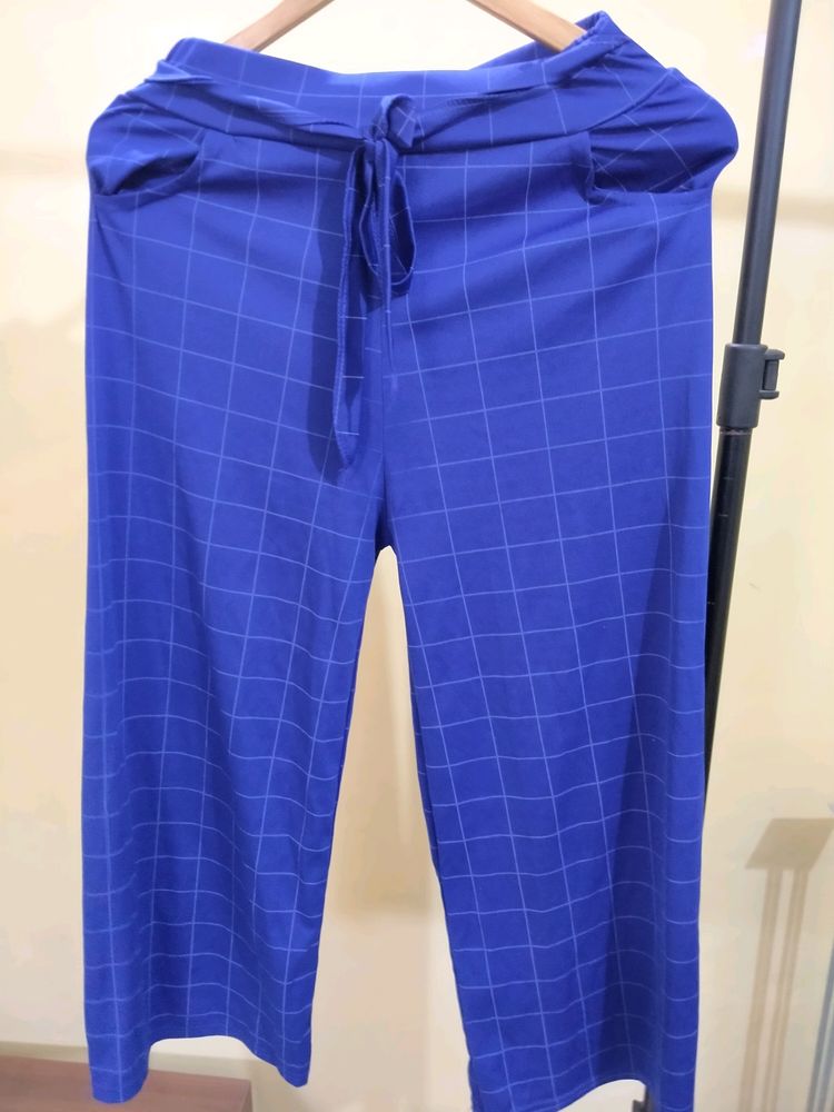 Beautiful Blue Plazo For Women