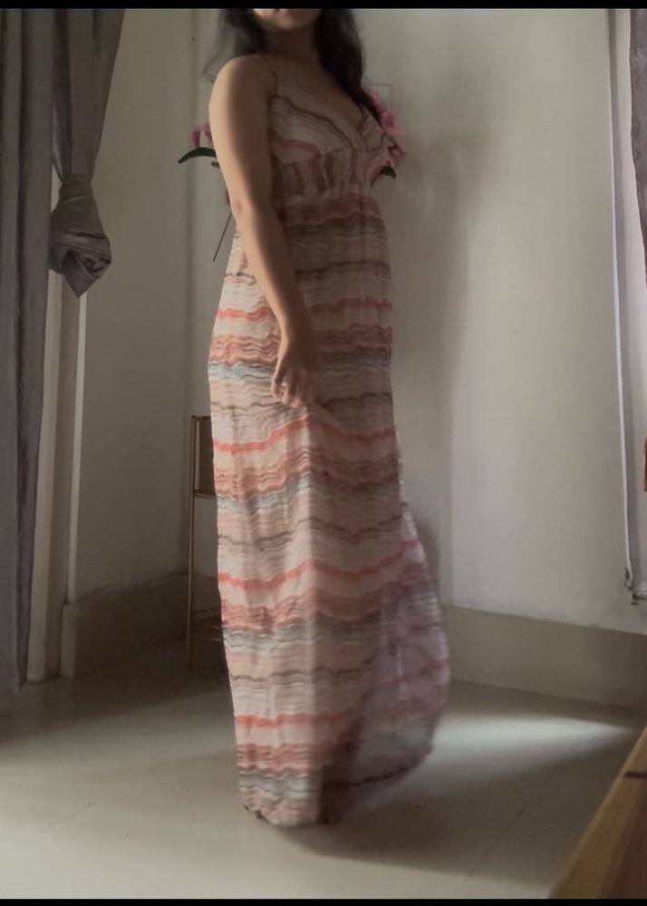 Boho Striped Summer Dress