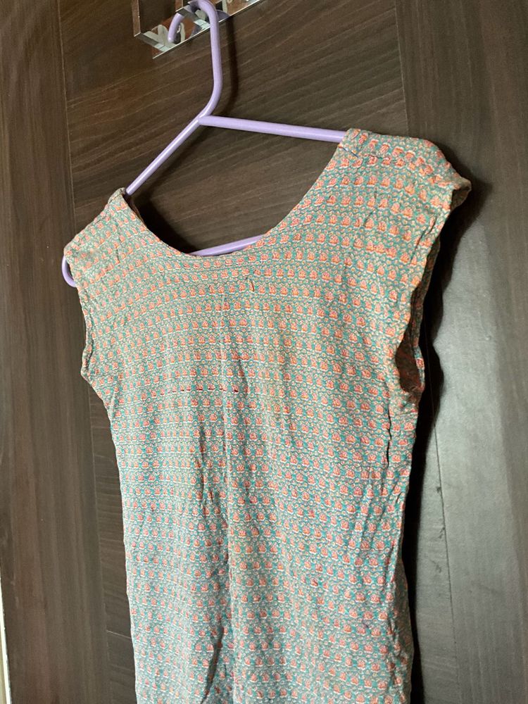 New Sleeveless Top Pinkish Blue For Women