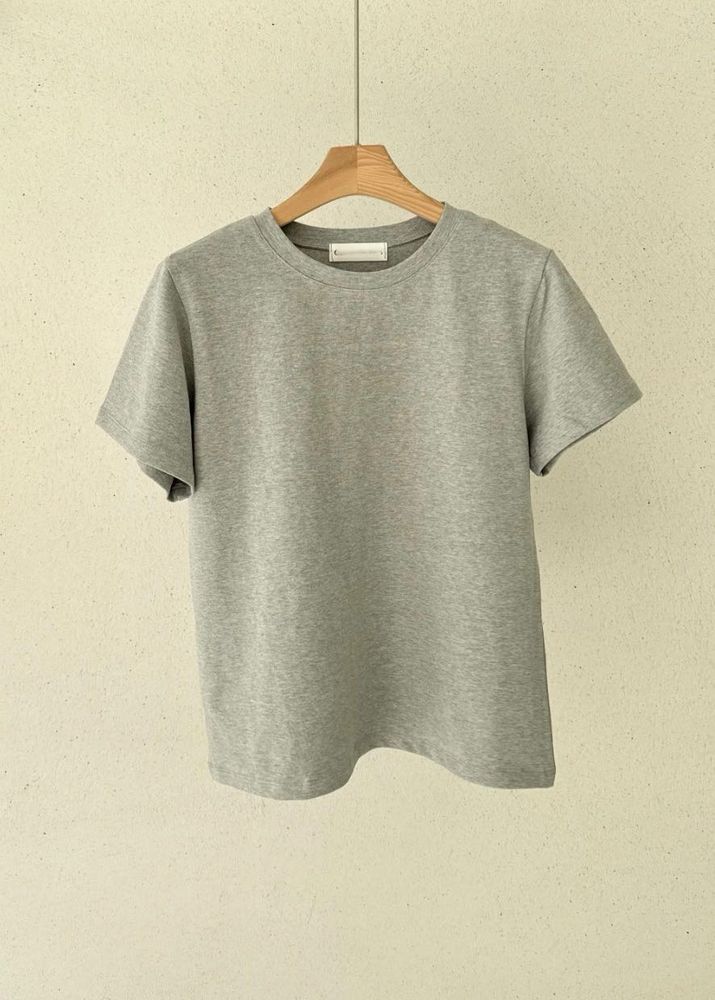 Classic Grey Crewneck T-Shirt