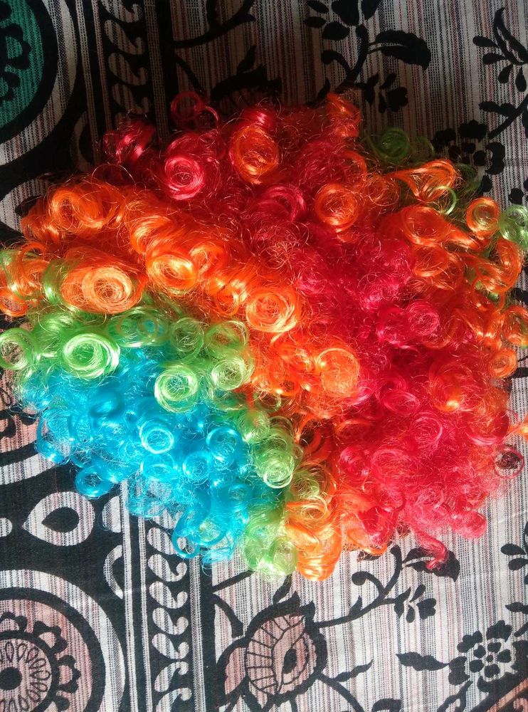 Holi Colourful Hair Cap