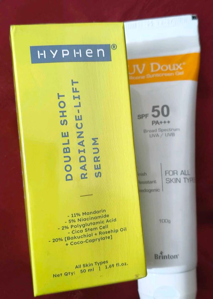 Hyphen Double Shot Radiance-Lift Serum &amp; UV Doux S