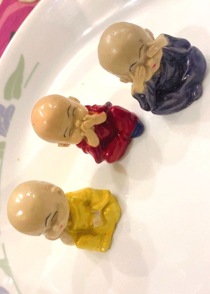 Zen Monk Figurines