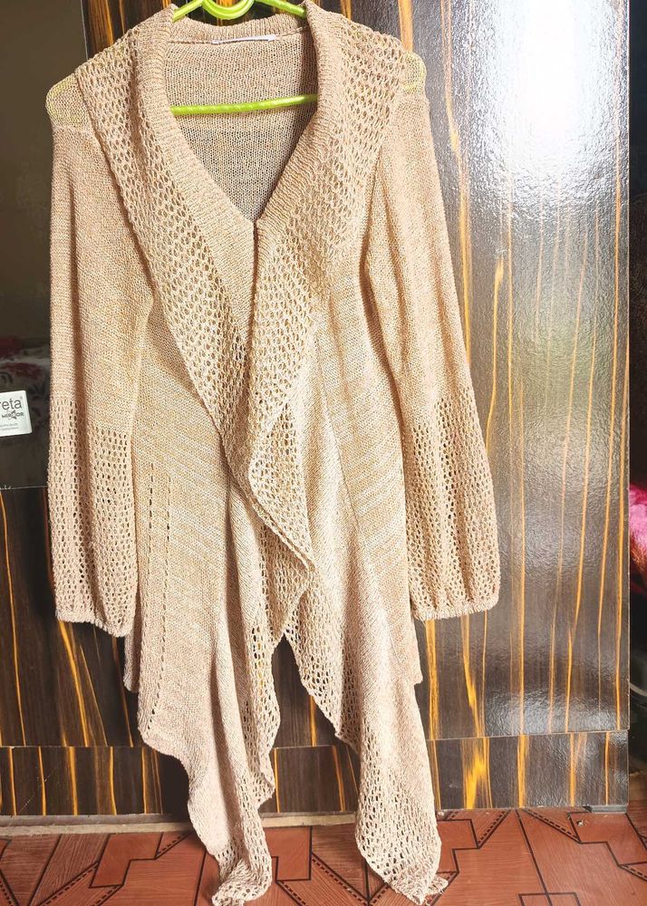 Chic Asymmetrical Knit Cardigan