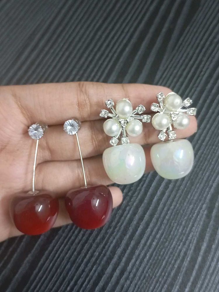 Cute Cherry Earrings 🍒