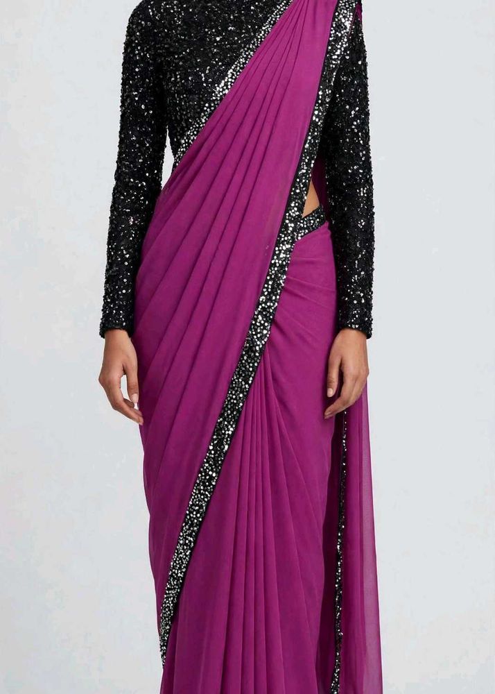 Stunning Sequined Saree