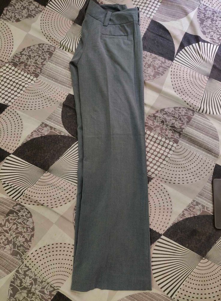 Classic Grey Tailored Trousers