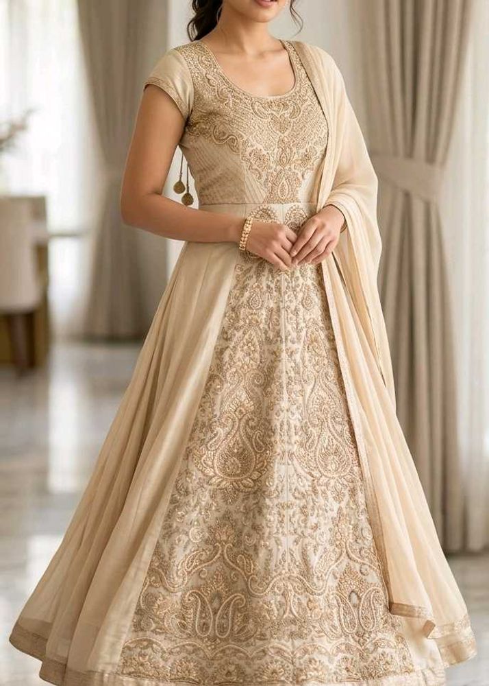 Exquisite Embroidered Anarkali kurta