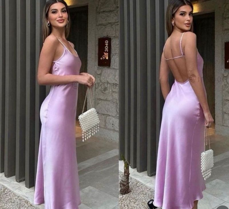 Zara Pink Silk Dress