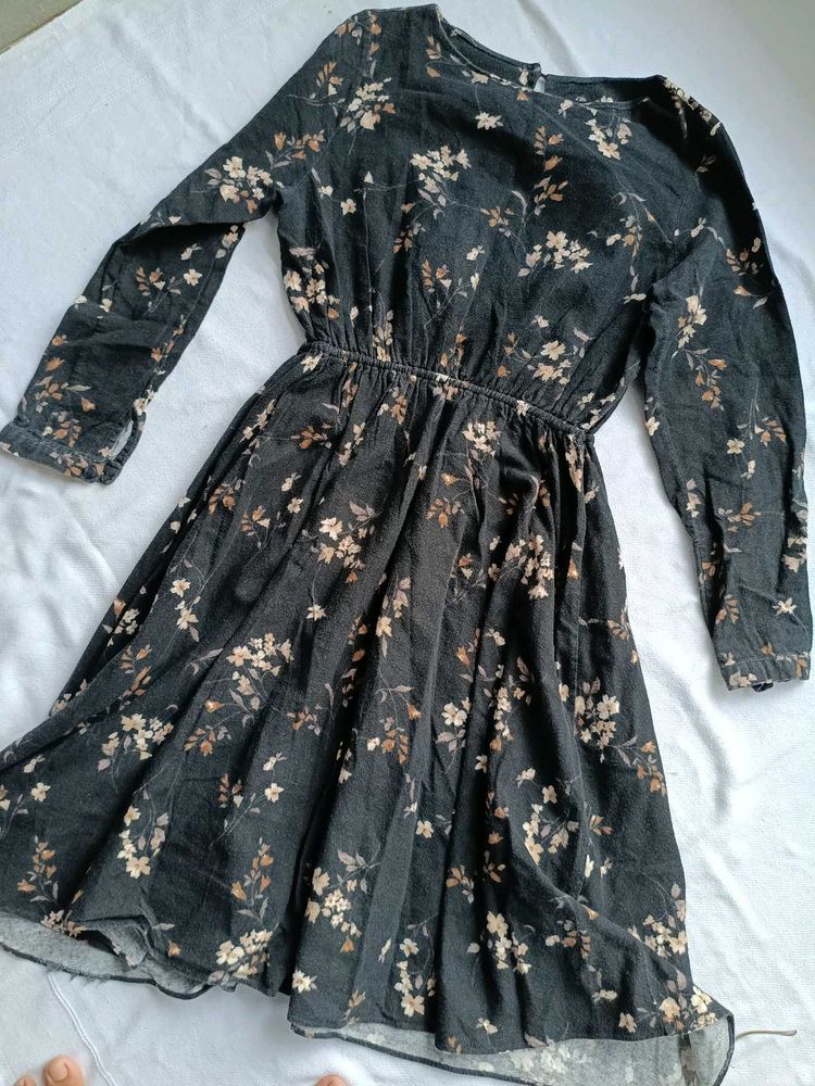 Chic Floral Print Midi Dress