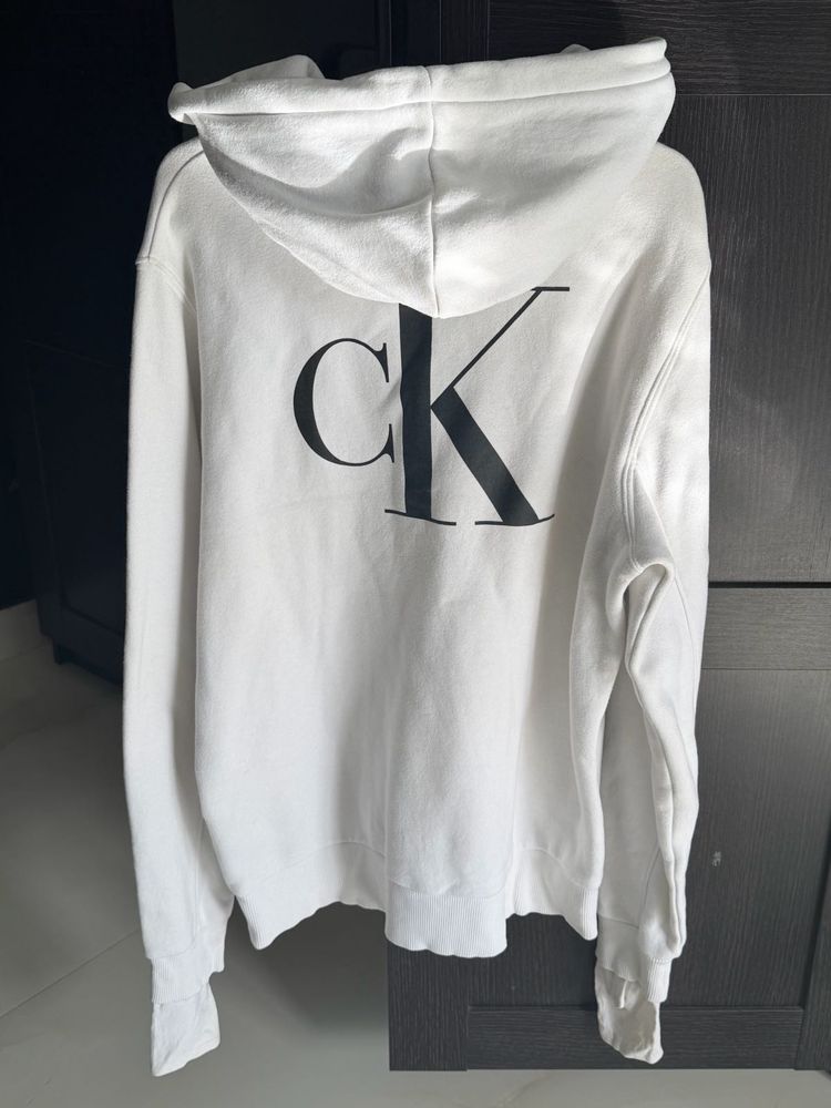 White Calvin Klein Hoodie