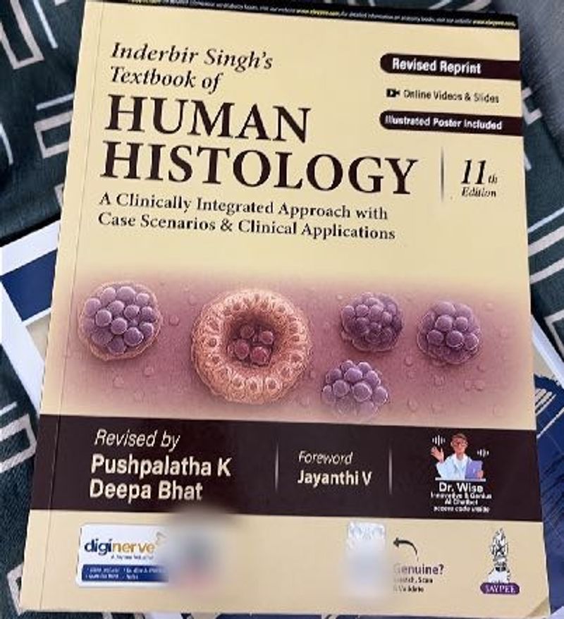 Inderbir Singh's Textbook of Human Histology